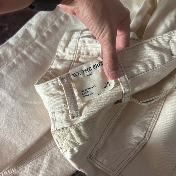 Free People New WATERFALL BAGGY JEANS - Picture 5 of 5